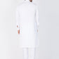 White Straight Kurta Pajama for Men