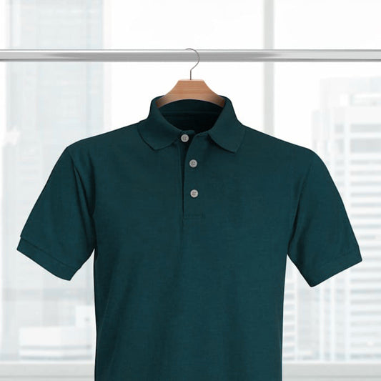 Bottle Green Polo T-shirt for Men
