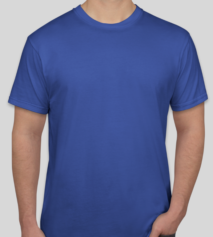 Royal Blue Round Neck T Shirt For Men