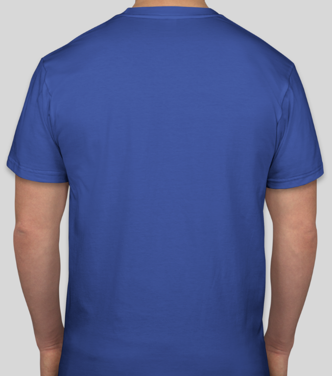 Royal Blue Round Neck T-Shirt For Men