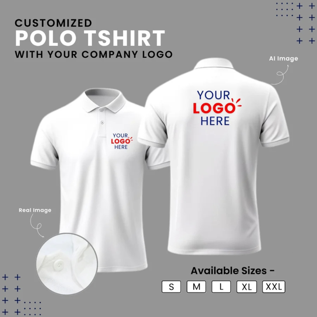 Customized Polo T-Shirt With Your Company Logo | Zeodra.com