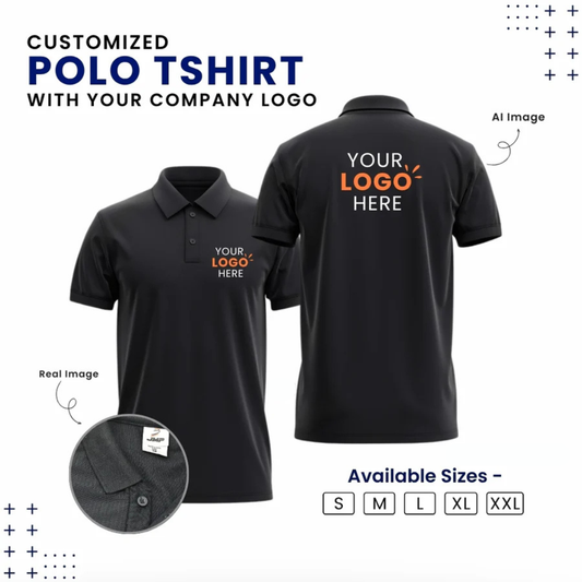 Customized Polo T-Shirt With Your Company Logo | Zeodra.com