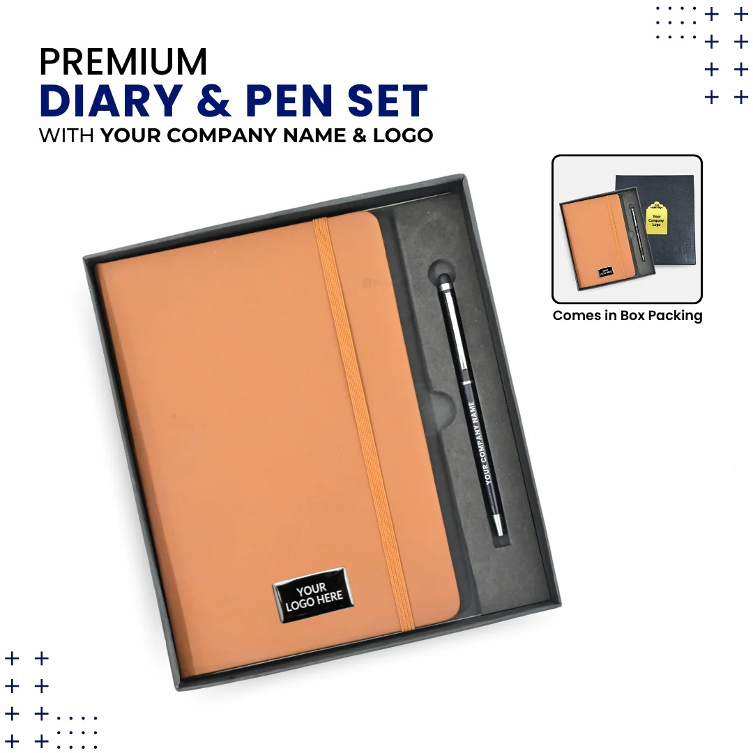2 in 1 Diary Pen Set | Corporate Gift | Zeodra.com