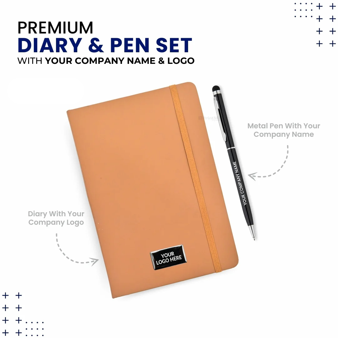 2 in 1 Diary Pen Set | Corporate Gift | Zeodra.com