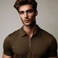 Pack of 3 Collar T-Shirt with Zip
