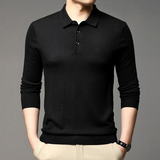 Black Collar T-Shirts Full Sleeves