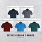 Set of 5 Collar T-Shirts For Men