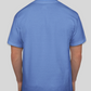 Light Blue Round Neck T-Shirt For Men