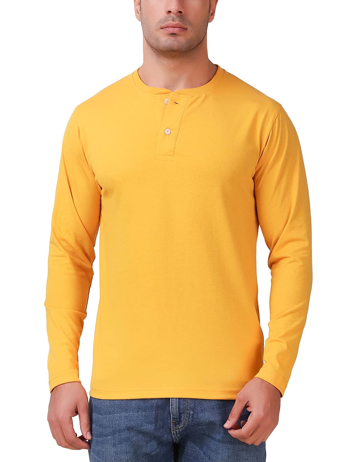 Pack of 3 Henley Full Sleeves T-Shirt For Men